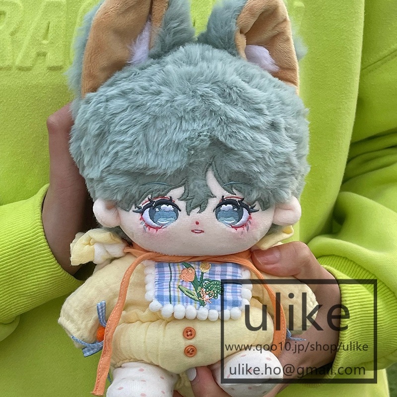 獣尾獣耳付け かわいい男の子 ぬいぐるみ 20cm 本体 無属性なし クロス着せ替え人形 日常服人形 韓国ファッション アイドル ぬいぐるみ用 ドールウェア ぬいぐるみ 20cm 服 靴 洋服
