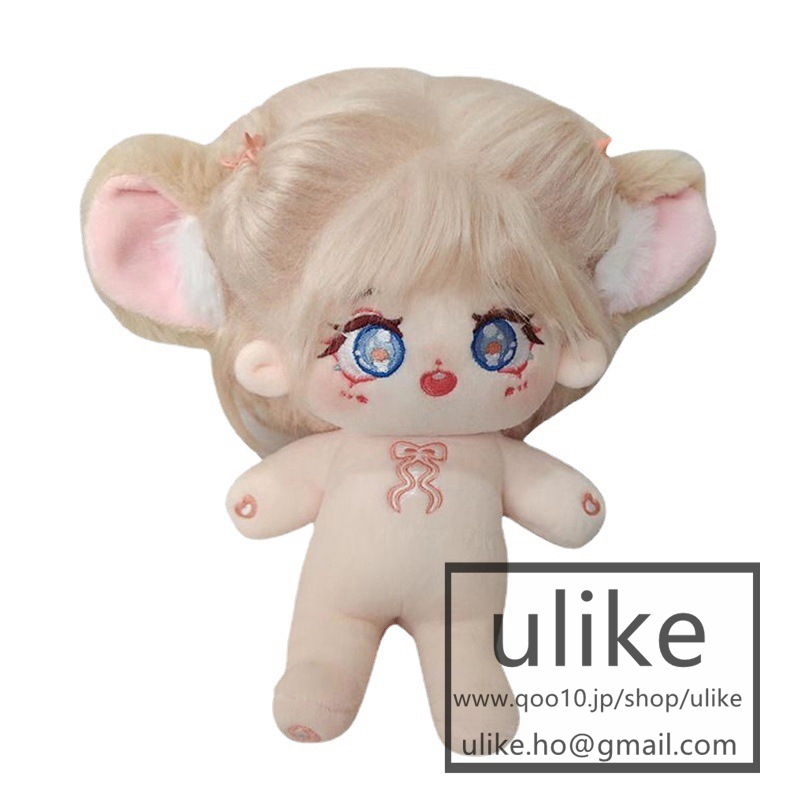 獣尾獣耳付け かわいい男の子 ぬいぐるみ 20cm 本体 無属性なし クロス着せ替え人形 日常服人形 韓国ファッション アイドル ぬいぐるみ用 ドールウェア ぬいぐるみ 20cm 服 靴 洋服