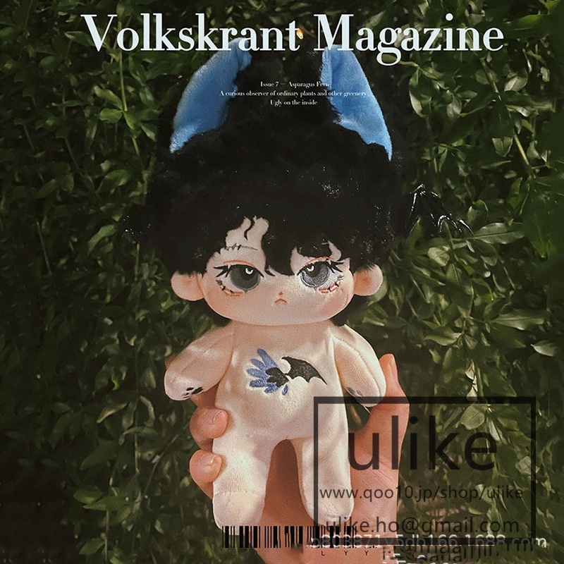 獣尾獣耳付け かわいい男の子 ぬいぐるみ 20cm 本体 無属性なし クロス着せ替え人形 日常服人形 韓国ファッション アイドル ぬいぐるみ用 ドールウェア ぬいぐるみ 20cm 服 靴 洋服