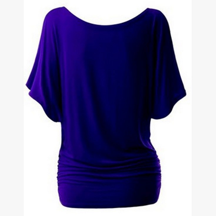 プラスサイズの夏の女性のカジュアルなTシャツは、ショルダーファッション女性のブラウスS - 5XLオフトップ プラスサイズの夏の女性のカジュアルなTシャツは、ショルダーファッション女性のブラウスS - 5XLオフトップ