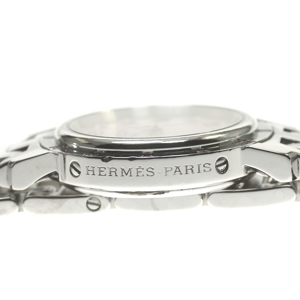 エルメス HERMES CL4.231 クリッパー デイト クォーツ レディース 箱・保証書付き_843310【中古】 エルメス HERMES CL4.231 クリッパー デイト クォーツ レディース 箱・保証書付き_843310【中古】
