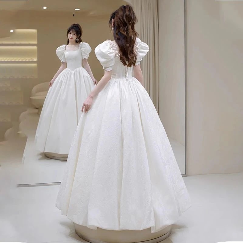 白 婚約 イブニングドレス 女性用 成人式 卒業式 プリンセス チュチュスカート 宴会 司会 白 婚約 イブニングドレス 女性用 成人式 卒業式 プリンセス チュチュスカート 宴会 司会