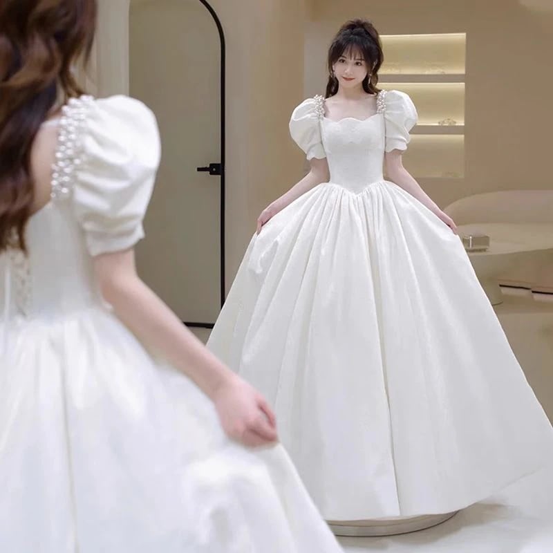 白 婚約 イブニングドレス 女性用 成人式 卒業式 プリンセス チュチュスカート 宴会 司会 白 婚約 イブニングドレス 女性用 成人式 卒業式 プリンセス チュチュスカート 宴会 司会