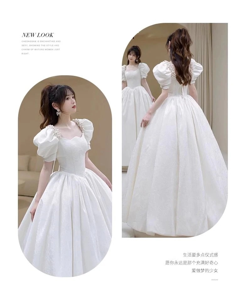 白 婚約 イブニングドレス 女性用 成人式 卒業式 プリンセス チュチュスカート 宴会 司会 白 婚約 イブニングドレス 女性用 成人式 卒業式 プリンセス チュチュスカート 宴会 司会