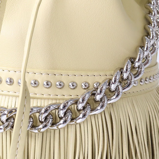 LMDC-1XX-SCNP MEDIUM FRINGE CARNIVAL WITH STUDS MBC-504S YELLOW