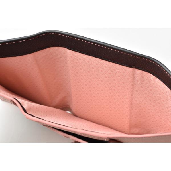 財布 三つ折り TOD S 折財布 レザーダブルTT ブラック/ピンク 財布 三つ折り TOD S 折財布 レザーダブルTT ブラック/ピンク
