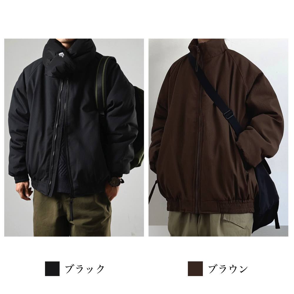 ブルゾン メンズ スタンドカラーコーデュロイジャケット 秋 パーカー かっこいい ビジネス ボア 防寒 アウター ブランド マウンテン 40代 シニア ジャンパー 春 おすすめ 冬 コーデュロイ ジャ