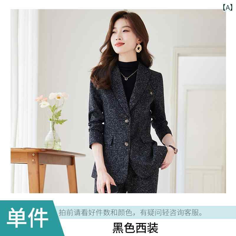 レディース パンツスーツ ビジネス セットアップ ツイード ウール 厚手 フォーマル ジャケット 黒 薄茶 ワインレッド シングルブレスト オフィス 上品 スタイリッシュ 高級感 あたたかい エレガン レディース パンツスーツ ビジネス セットアップ ツイード ウール 厚手 フォーマル ジャケット 黒 薄茶 ワインレッド シングルブレスト オフィス 上品 スタイリッシュ 高級感 あたたかい エレガン