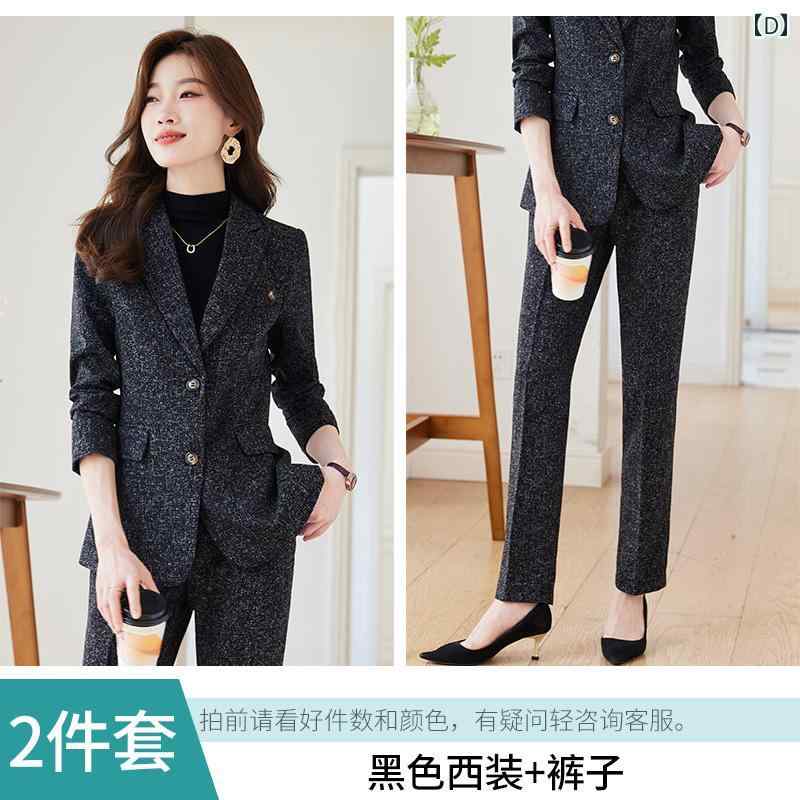 レディース パンツスーツ ビジネス セットアップ ツイード ウール 厚手 フォーマル ジャケット 黒 薄茶 ワインレッド シングルブレスト オフィス 上品 スタイリッシュ 高級感 あたたかい エレガン レディース パンツスーツ ビジネス セットアップ ツイード ウール 厚手 フォーマル ジャケット 黒 薄茶 ワインレッド シングルブレスト オフィス 上品 スタイリッシュ 高級感 あたたかい エレガン