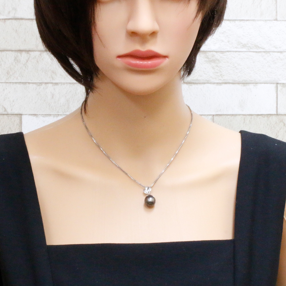 ネックレス Pt850プラチナ パール 中古 美品 ネックレス Pt850プラチナ パール 中古 美品