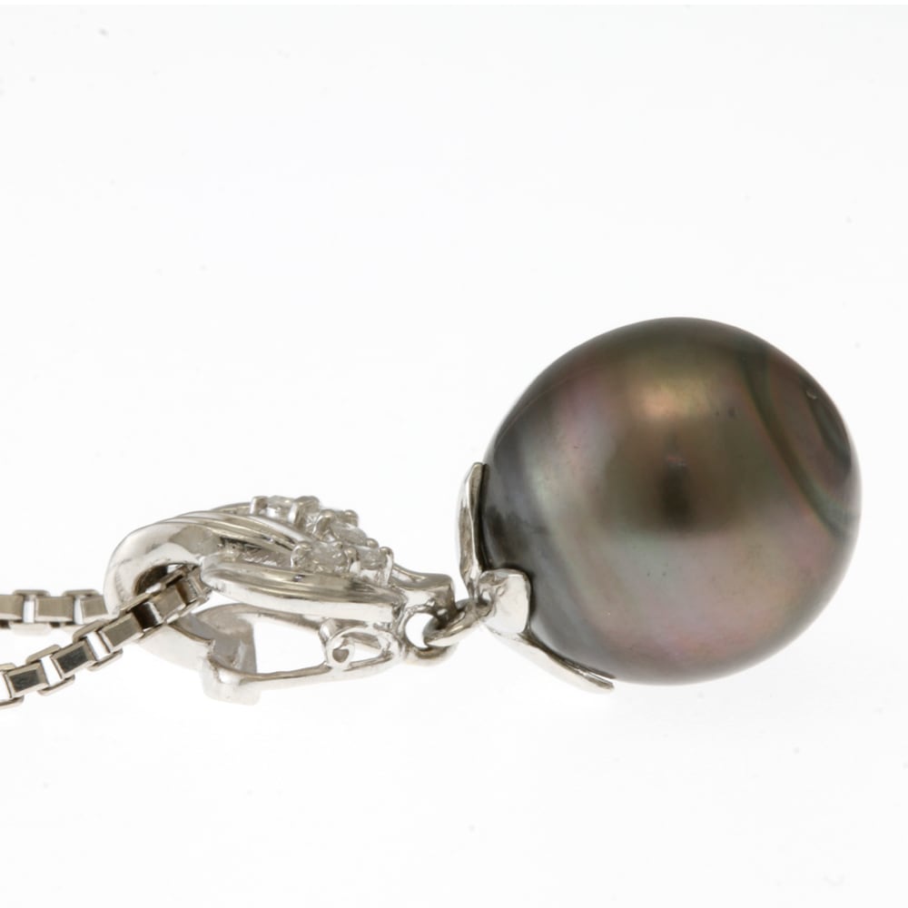 ネックレス Pt850プラチナ パール 中古 美品 ネックレス Pt850プラチナ パール 中古 美品