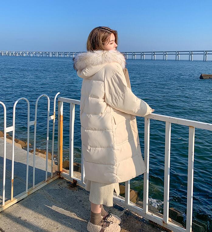 ダウンコート 中綿コート 韓国風 フード付き 大人 コート フェイクファー付き 厚手 中綿ジャケット ダウンジャケット シンプル 着痩せ アウター 綿入り 女性用 ロング丈 レディース きれいめ ブル mdprevattcaulkingandwaterproofing.com