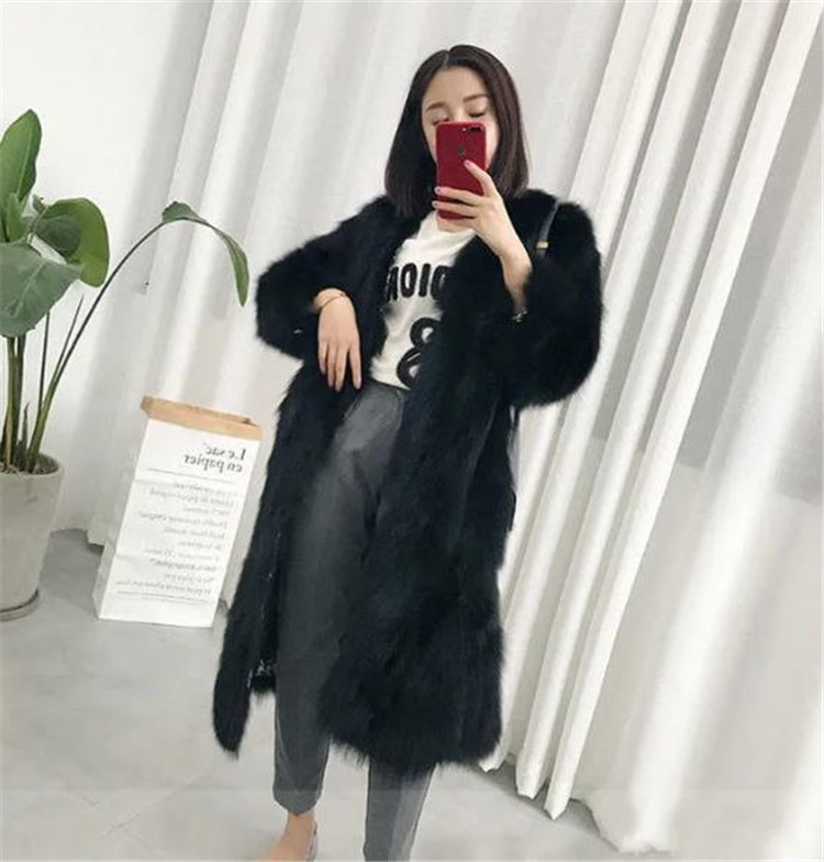 2020年秋冬 新作 ファーコート レディース 中長セクション になりてキツネの毛のコート 2020年秋冬 新作 ファーコート レディース 中長セクション になりてキツネの毛のコート