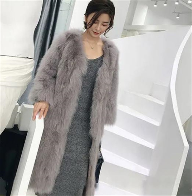 2020年秋冬 新作 ファーコート レディース 中長セクション になりてキツネの毛のコート 2020年秋冬 新作 ファーコート レディース 中長セクション になりてキツネの毛のコート