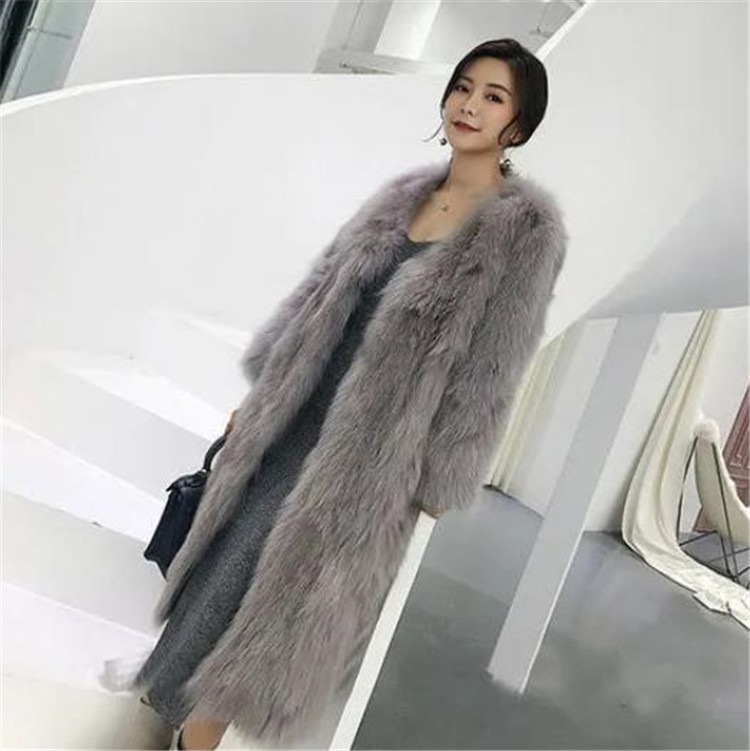 2020年秋冬 新作 ファーコート レディース 中長セクション になりてキツネの毛のコート 2020年秋冬 新作 ファーコート レディース 中長セクション になりてキツネの毛のコート