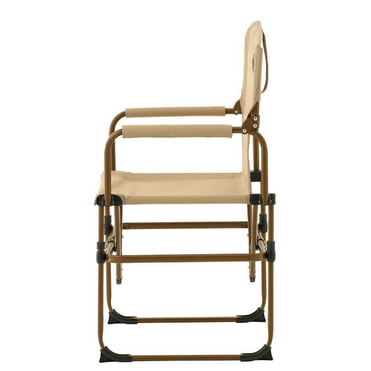 Tradcanvas ポータブルワイドディレクターチェア 高さ94×幅64×奥行52cm #73301100