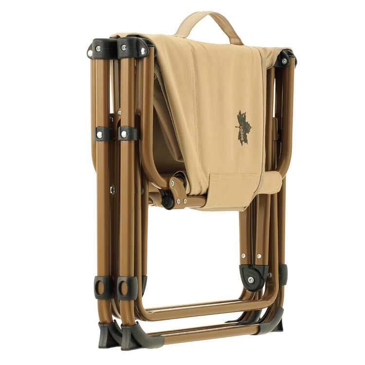 Tradcanvas ポータブルワイドディレクターチェア 高さ94×幅64×奥行52cm #73301100