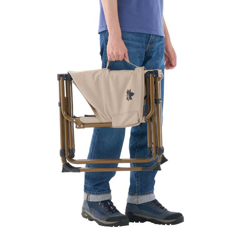 Tradcanvas ポータブルワイドディレクターチェア 高さ94×幅64×奥行52cm #73301100