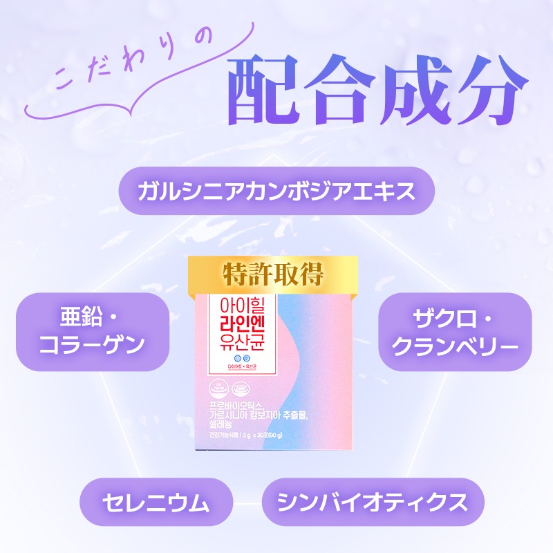 [アイヒールラインエン 3+1ヶ月セット] 韓国で人気のガルシニア体重減量ダイエット！デブ菌除去特許乳酸菌 4ヶ月分