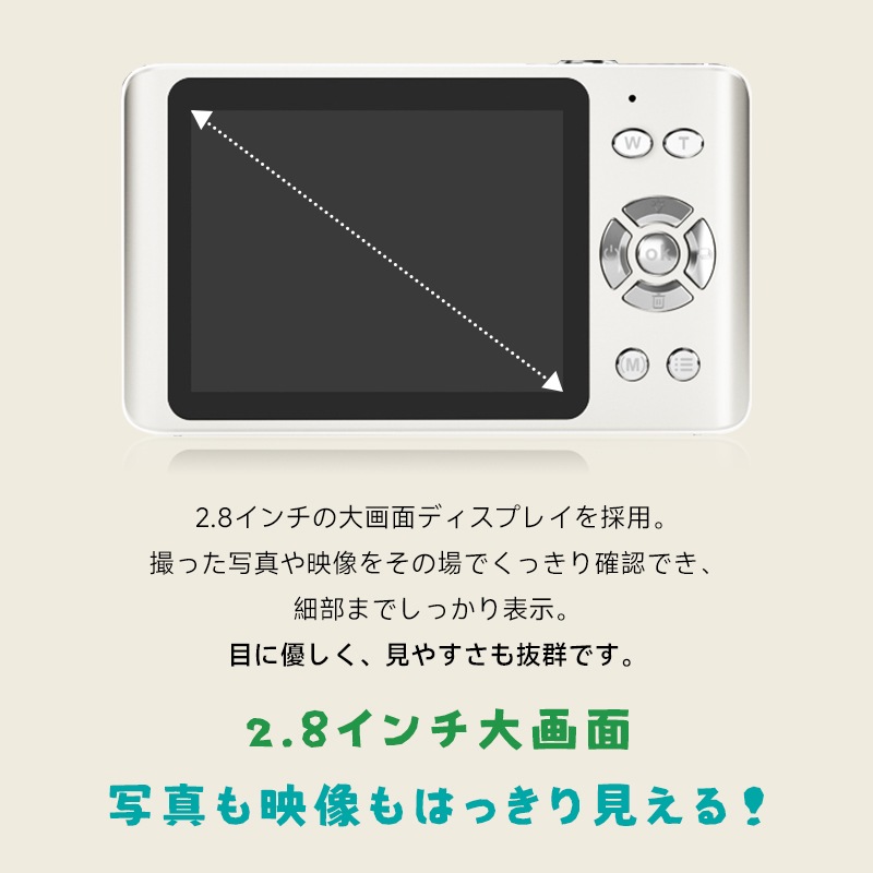 ビデオカメラ デジカメ 4K高画質 6400万画素 手ぶれ補正 防塵 耐衝撃 フラッシュ 2.8インチスクリーン 32GB コンパクト 操作簡単 VLOG ウェブカメラ PL保険加入済み製品・安心_12