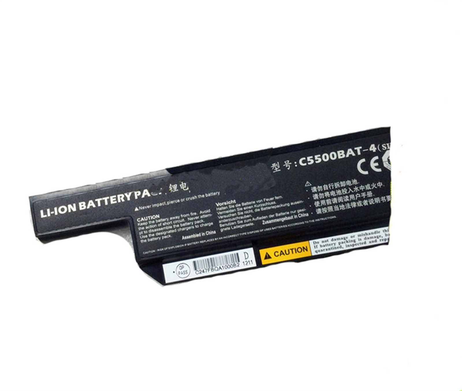 C5500BAT-4バッテリー 電池・Clevoノートパソコン互換 C550S C5500 W240HU C5500BAT-4 交換用のバッテリー dc909-A220
