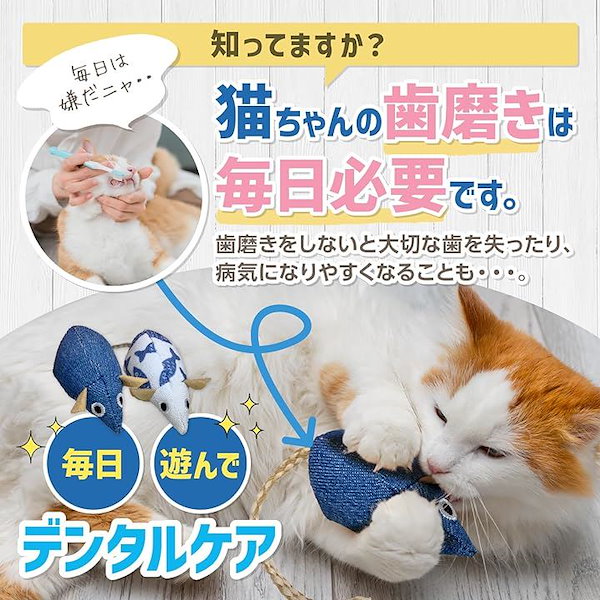 ショップ ペット自慢ん 猫 歯磨き