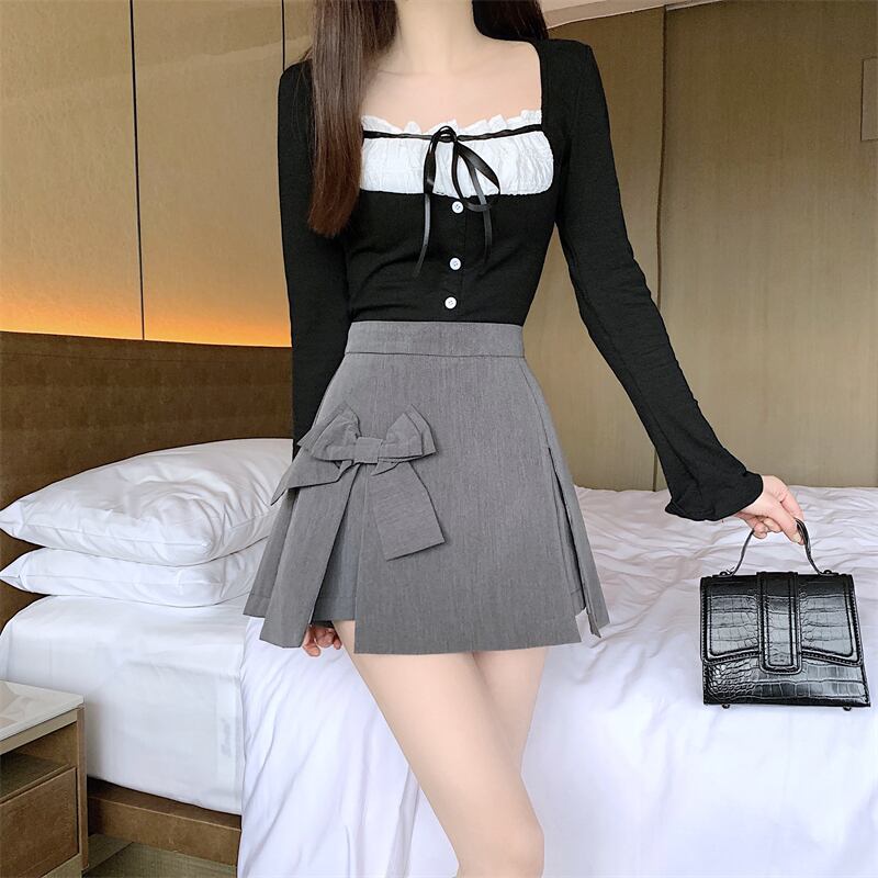 スカッツ スカート キュロット レディース ミニ ショート Aライン プリーツ リボン スリット かわいい シンプル カジュアル おしゃれ レトロ ラフ マニッシュ ガーリー クール モード系 存在感 スカッツ スカート キュロット レディース ミニ ショート Aライン プリーツ リボン スリット かわいい シンプル カジュアル おしゃれ レトロ ラフ マニッシュ ガーリー クール モード系 存在感