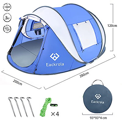 限定品 Eackrola ポップアップテント 2 : スポーツ お得超激得