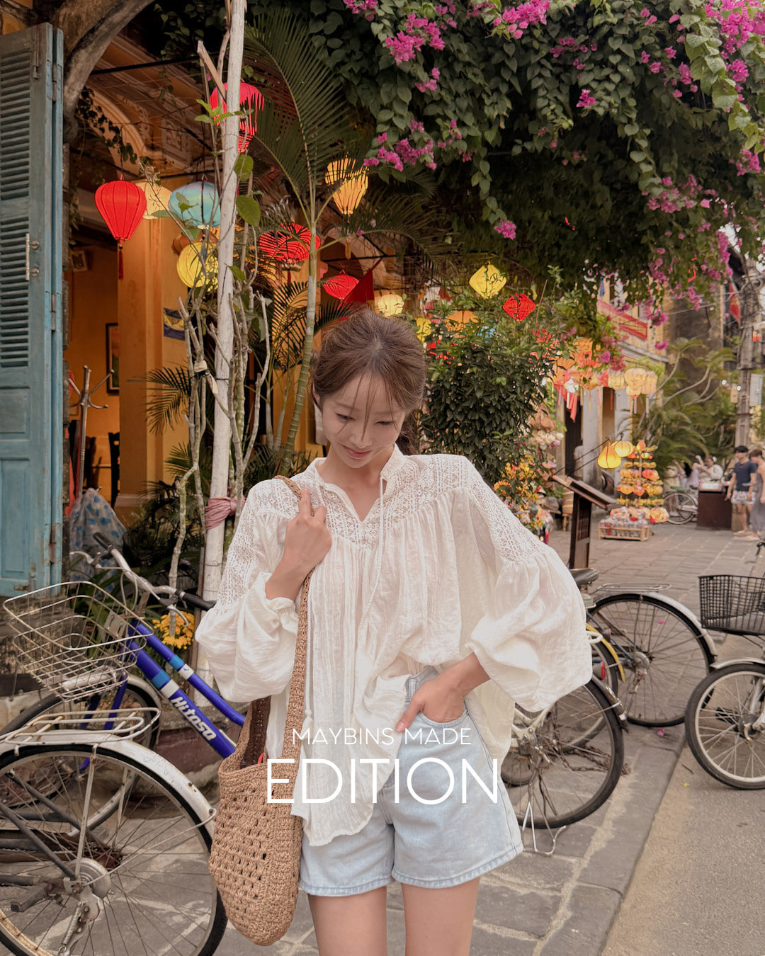 [MADE]ビューヘンレースブラウス韓国ファッション レディース