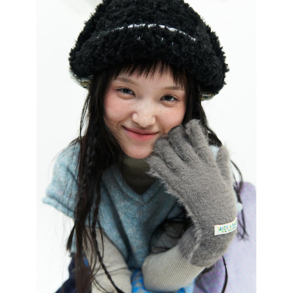 MISU A BARBE [Exclusive] MONSTRE EAR HAT BLACK