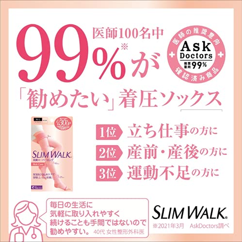 着圧ソックス スリムウォーク 美脚 スーパーロング Rich Care S-M ピンク 就寝用 着圧 ソックス AskDoctors コラーゲン配合 保湿 着圧ソックス スリムウォーク 美脚 スーパーロング Rich Care S-M ピンク 就寝用 着圧 ソックス AskDoctors コラーゲン配合 保湿