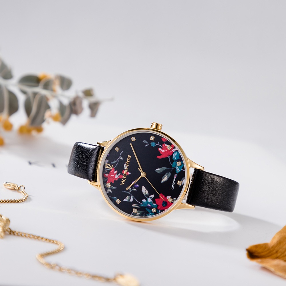 腕時計 レディース 花柄ダイヤル 本革 女性用 時計 日常防水 おしゃれ ファッション ウォッチ ギフト 腕時計 レディース 花柄ダイヤル 本革 女性用 時計 日常防水 おしゃれ ファッション ウォッチ ギフト
