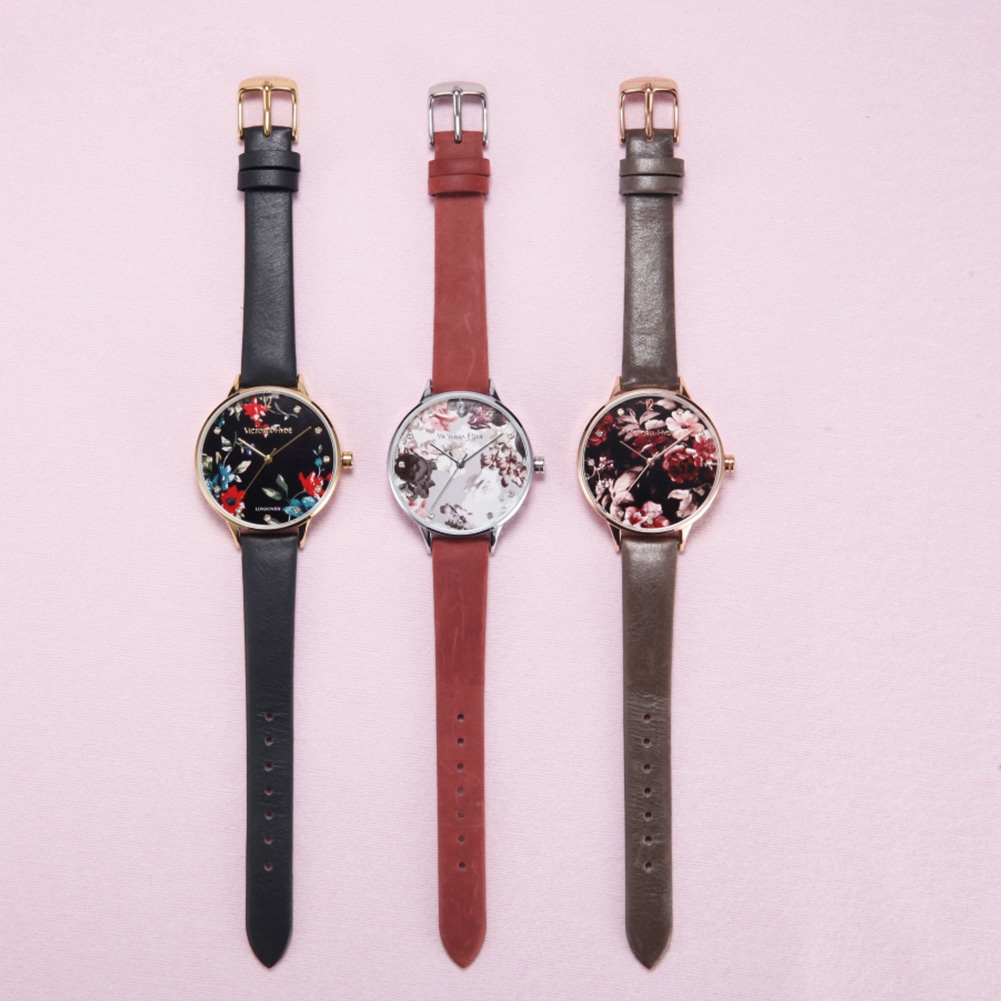 腕時計 レディース 花柄ダイヤル 本革 女性用 時計 日常防水 おしゃれ ファッション ウォッチ ギフト 腕時計 レディース 花柄ダイヤル 本革 女性用 時計 日常防水 おしゃれ ファッション ウォッチ ギフト