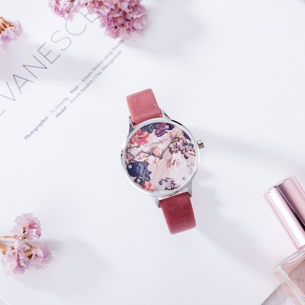 腕時計 レディース 花柄ダイヤル 本革 女性用 時計 日常防水 おしゃれ ファッション ウォッチ ギフト 腕時計 レディース 花柄ダイヤル 本革 女性用 時計 日常防水 おしゃれ ファッション ウォッチ ギフト