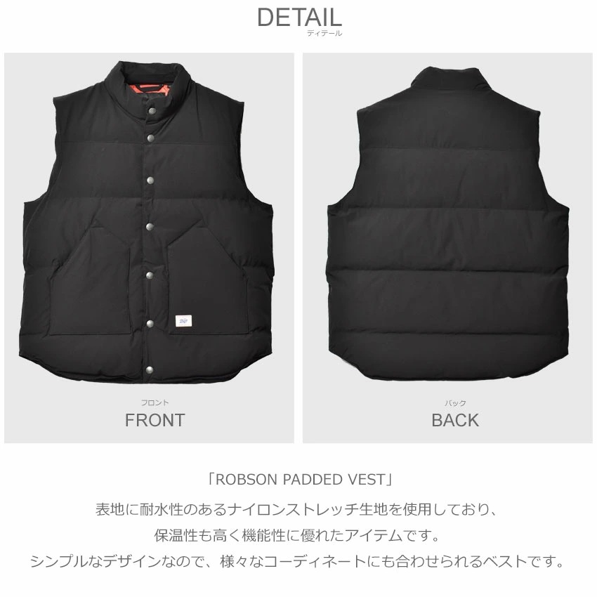 ROBSON PADDED VEST DMF2061378 メンズ アウター