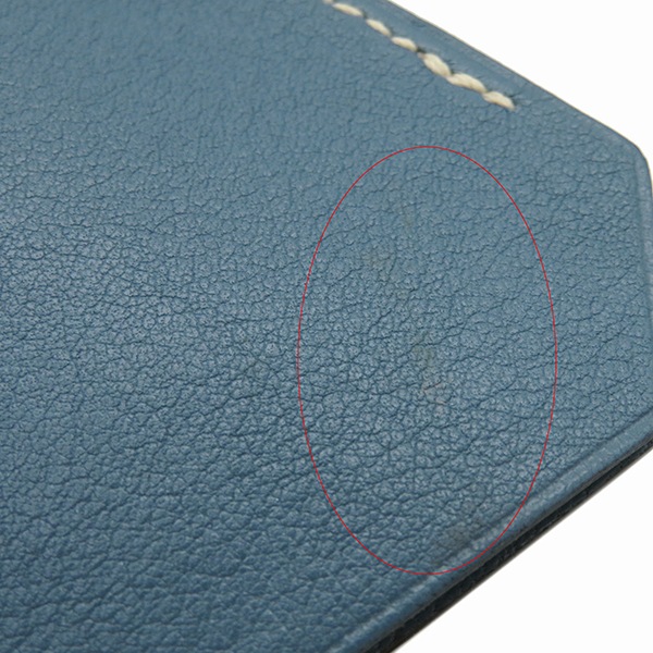 エルメス HERMES ネックレス クロシェット スイフト ブルージーン シルバー金具 青 キーリング ネックストラップ E刻印【中古】 エルメス HERMES ネックレス クロシェット スイフト ブルージーン シルバー金具 青 キーリング ネックストラップ E刻印【中古】