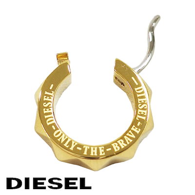 DIESEL フープピアス ONLY THE BRAVE DIESEL ディーゼル ピアス アクセサリー スタッドピアス フープ