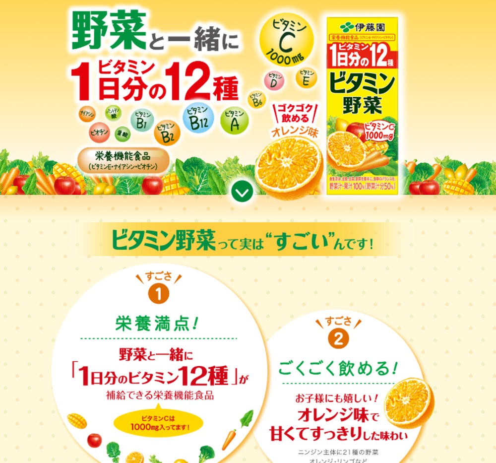 ランキングや新製品 伊藤園 ビタミン野菜 200ml紙パック×24本入 ソフトドリンク、