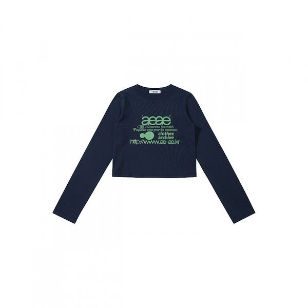 AEAE ネイビー Tシャツ AEAE]DOT PK T-SHIRTS【NAVY】(ドットPK