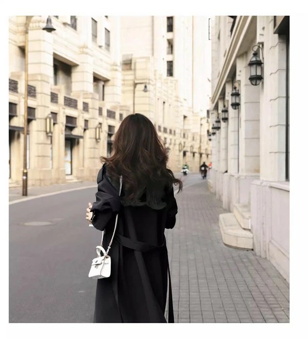 トレンチコート レディース 春秋コート ロングコート イギリス風 スプリングコート 春コート アウター オシャレ 上品 ゆったり 無地 通勤 着痩せ カジュアル オフホワイト 白 ブラック 黒 ブルー