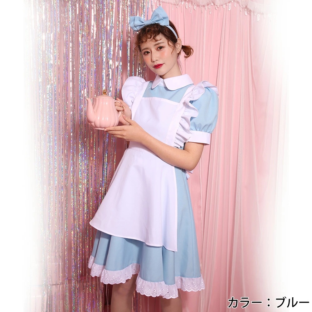 【即納】ハロウィン コスプレ 仮装 メイド服 メイド 大人 女性 可愛い 大きいサイズ アリス アリス ハロウィンコスプレ セクシー レディース かわいい コスプレ 衣装 コスチューム ハロウィン仮装