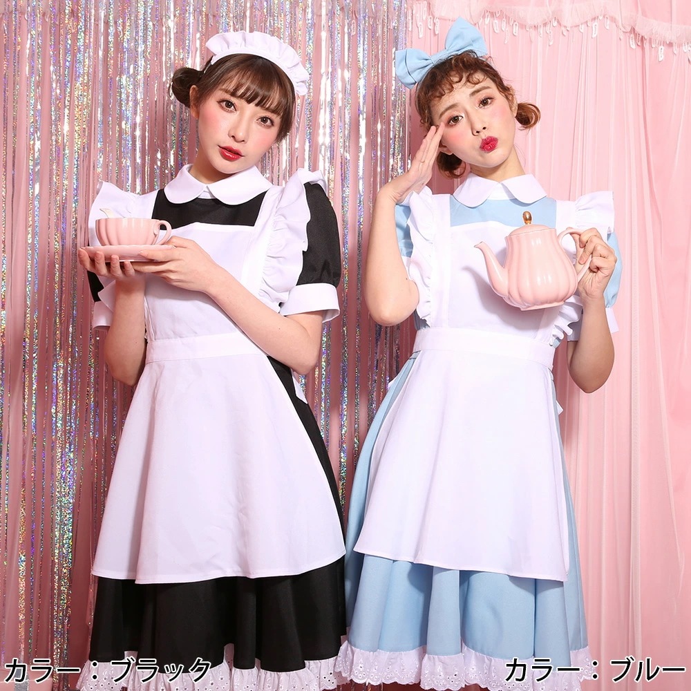 【即納】ハロウィン コスプレ 仮装 メイド服 メイド 大人 女性 可愛い 大きいサイズ アリス アリス ハロウィンコスプレ セクシー レディース かわいい コスプレ 衣装 コスチューム ハロウィン仮装