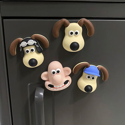 マグネットウォレスとグルミット　グルミットのぬいぐるみ　マグネット 楽天市場】ウォレスとグルミット マグネット 冷蔵庫マグネット