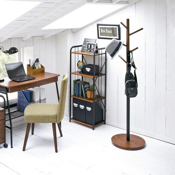 ポールハンガー 直径40cm 木目 黒スチール ハンガーラック ロングコート 帽子 バッグ フック 玄関収納 衣類掛け ポールハンガー 直径40cm 木目 黒スチール ハンガーラック ロングコート 帽子 バッグ フック 玄関収納 衣類掛け