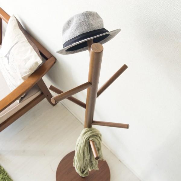 ポールハンガー 直径40cm 木目 黒スチール ハンガーラック ロングコート 帽子 バッグ フック 玄関収納 衣類掛け ポールハンガー 直径40cm 木目 黒スチール ハンガーラック ロングコート 帽子 バッグ フック 玄関収納 衣類掛け