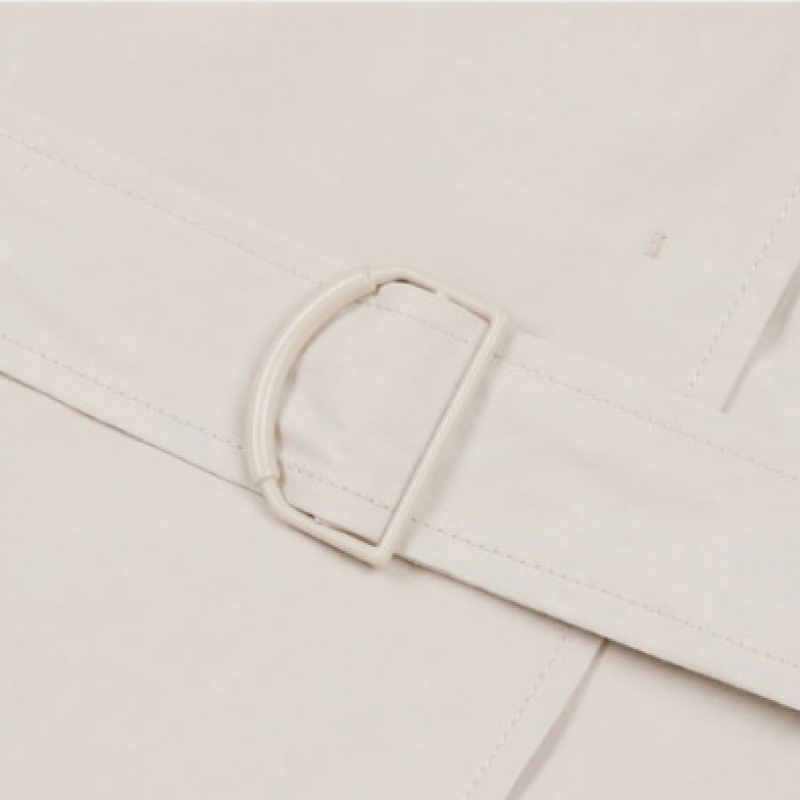 [Shis Miss] ミニマル隠しボタンベルト付きトレンチコート (価格:428,000ウォン)