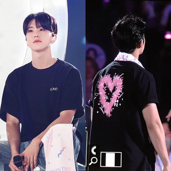 SEVENTEEN JUN Tシャツ ソウルコン Jun wore R13 T-Shirt at Seventeen 'NEW_' Concert in Incheon Day 1
