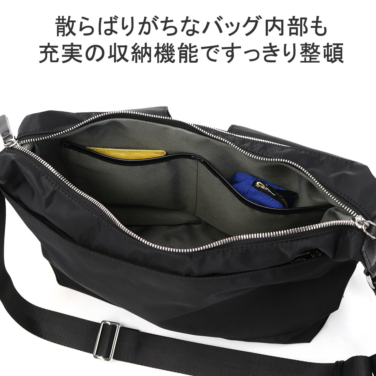 日本正規品 ショルダーバッグ メンズ レディース 斜めがけバッグ ブランド 大容量 バッグ 大きめ 通勤 大人 上品 おしゃれ 旅行 A4 11L 横型 Tattica タッティカ 92942