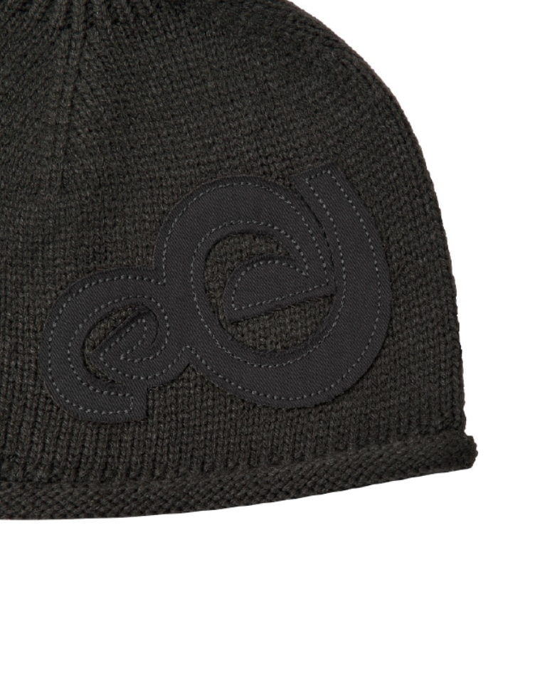 aeae】 APPLIQUE SPIRAL LOGO BEANIE : 3COLORS ニット帽