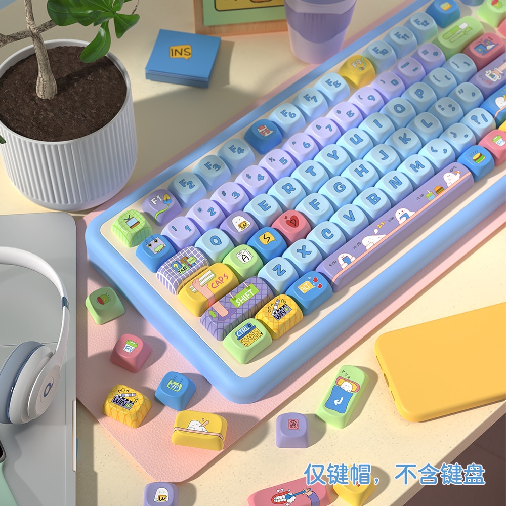 出勤卵キーキャップMCA高度個性カスタマイズ適合pbt熱昇華機械キーボードキャップ